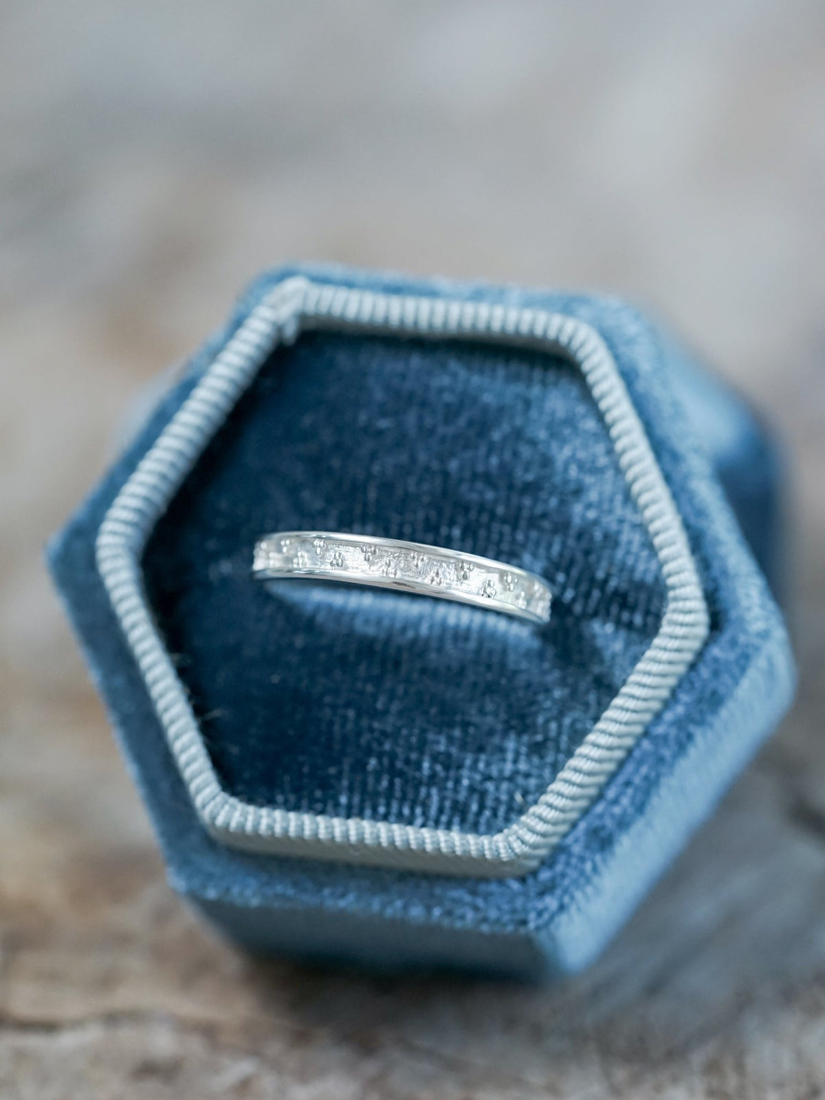 Side Patterned Band - Gardens of the Sun | Ethical Jewelry