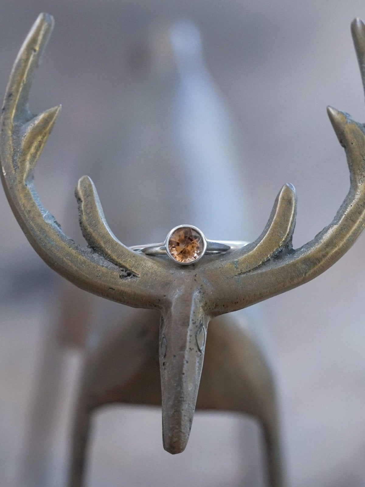 Solitaire Zircon Ring - Gardens of the Sun | Ethical Jewelry