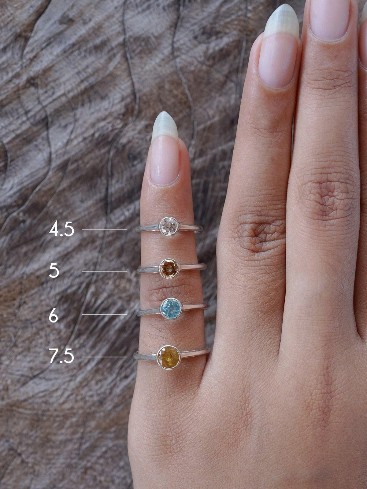 Solitaire Zircon Ring - Gardens of the Sun | Ethical Jewelry