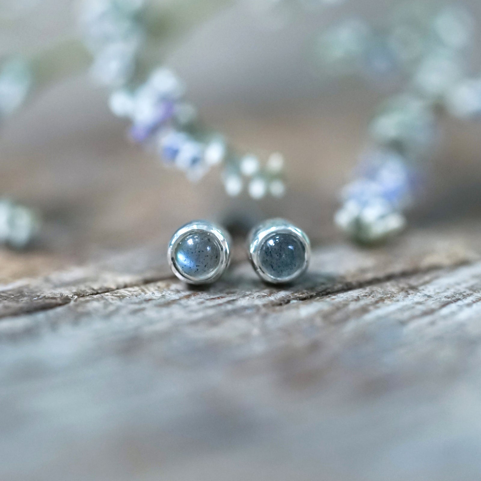 Labradorite Earrings - Gardens of the Sun | Ethical Jewelry