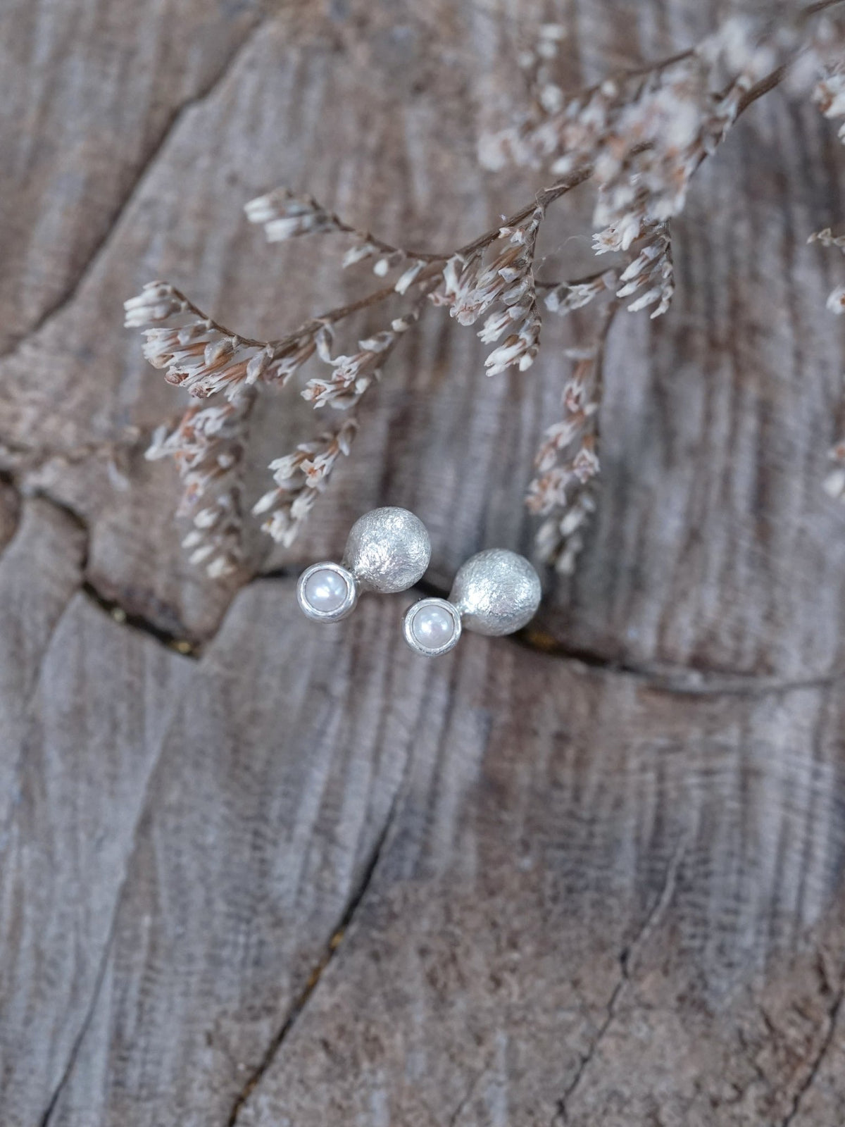 Stardust Pearl Earrings - Gardens of the Sun | Ethical Jewelry