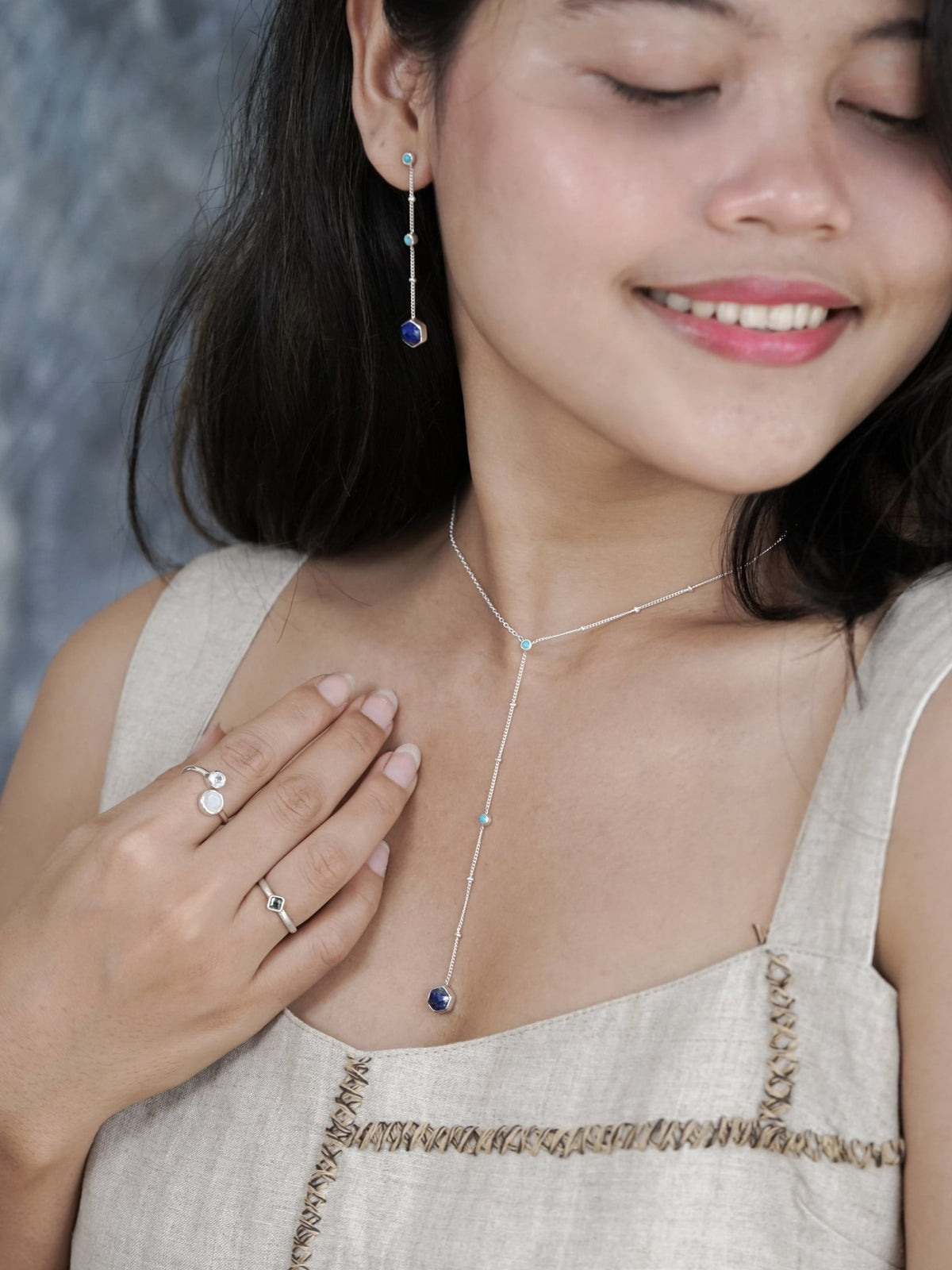 Stardust Sapphire Ring - Gardens of the Sun | Ethical Jewelry