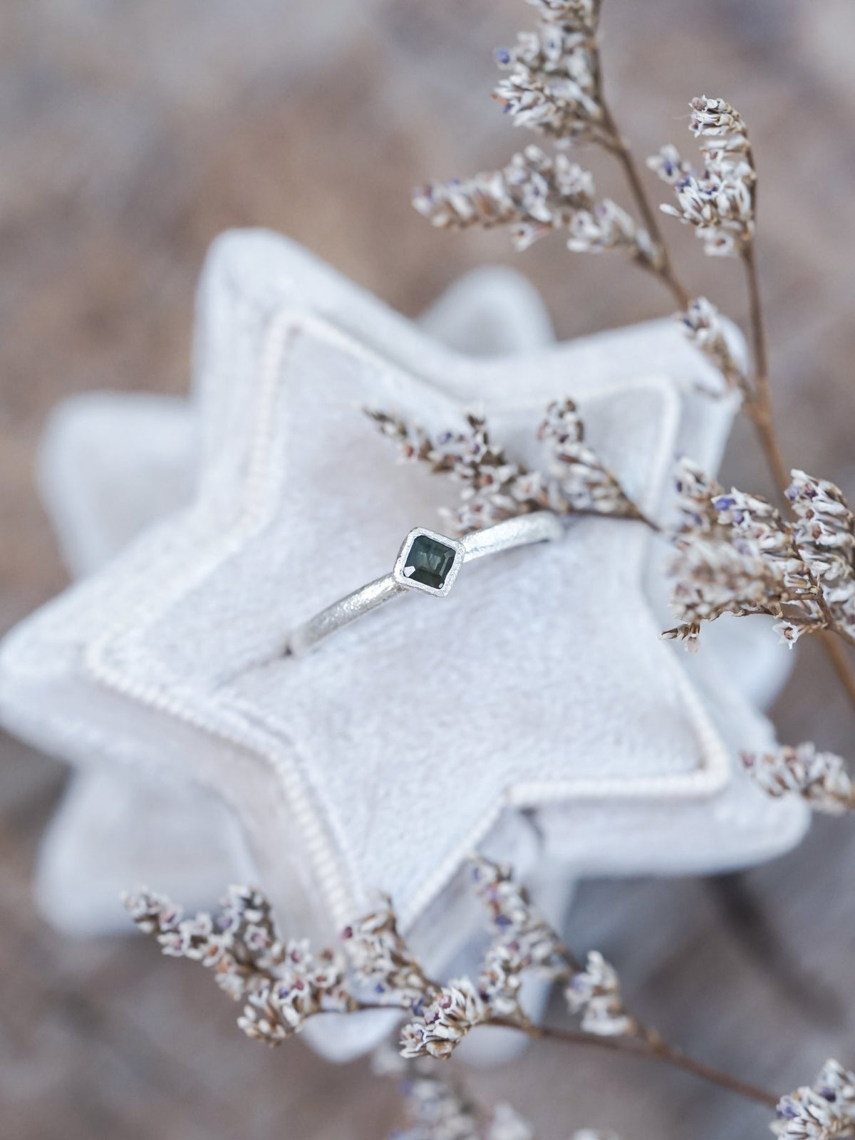 Stardust Sapphire Ring - Gardens of the Sun | Ethical Jewelry