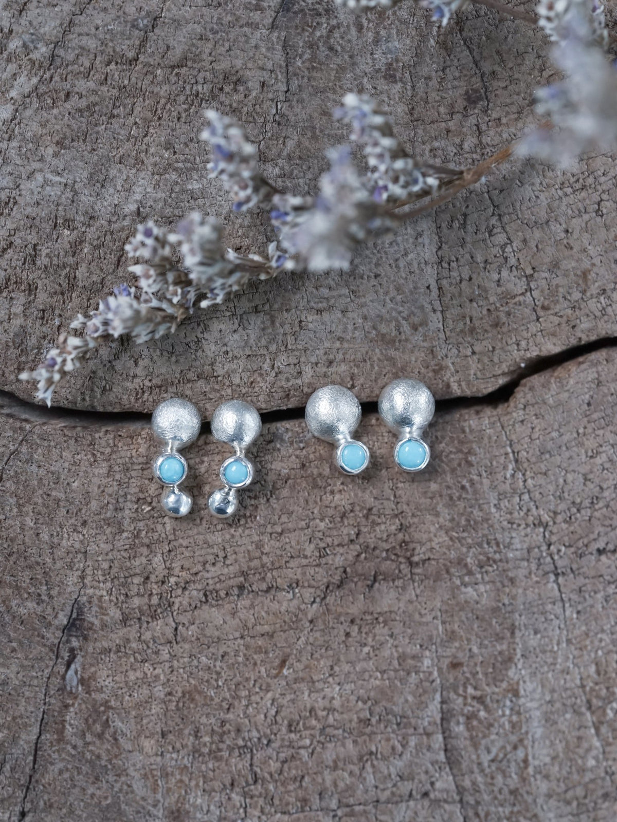 Stardust Turquoise Earrings - Gardens of the Sun | Ethical Jewelry