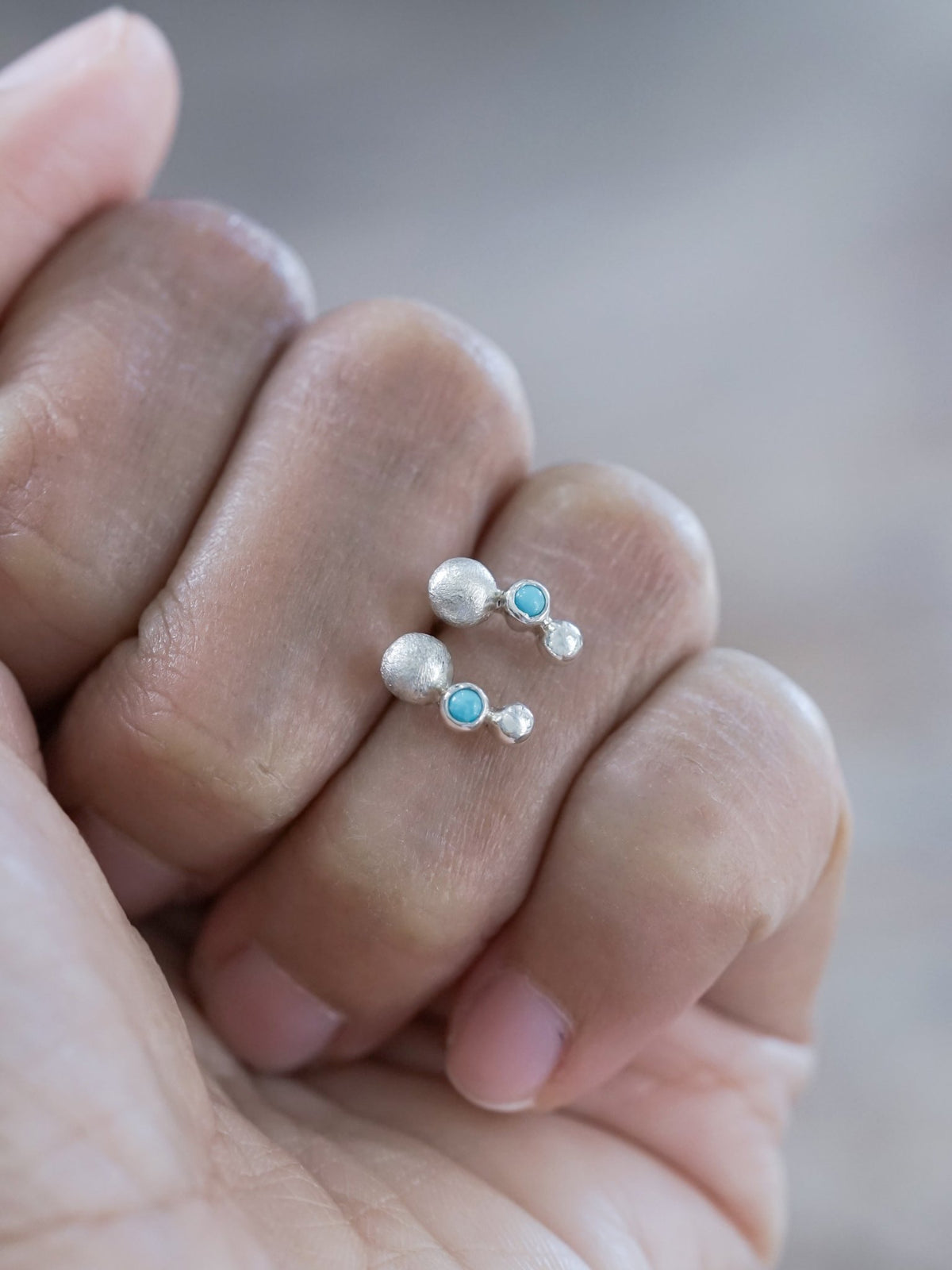 Stardust Turquoise Earrings - Gardens of the Sun | Ethical Jewelry