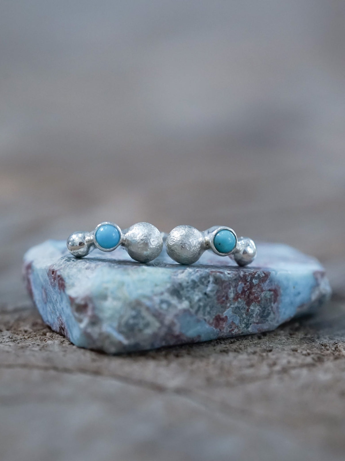 Stardust Turquoise Earrings - Gardens of the Sun | Ethical Jewelry