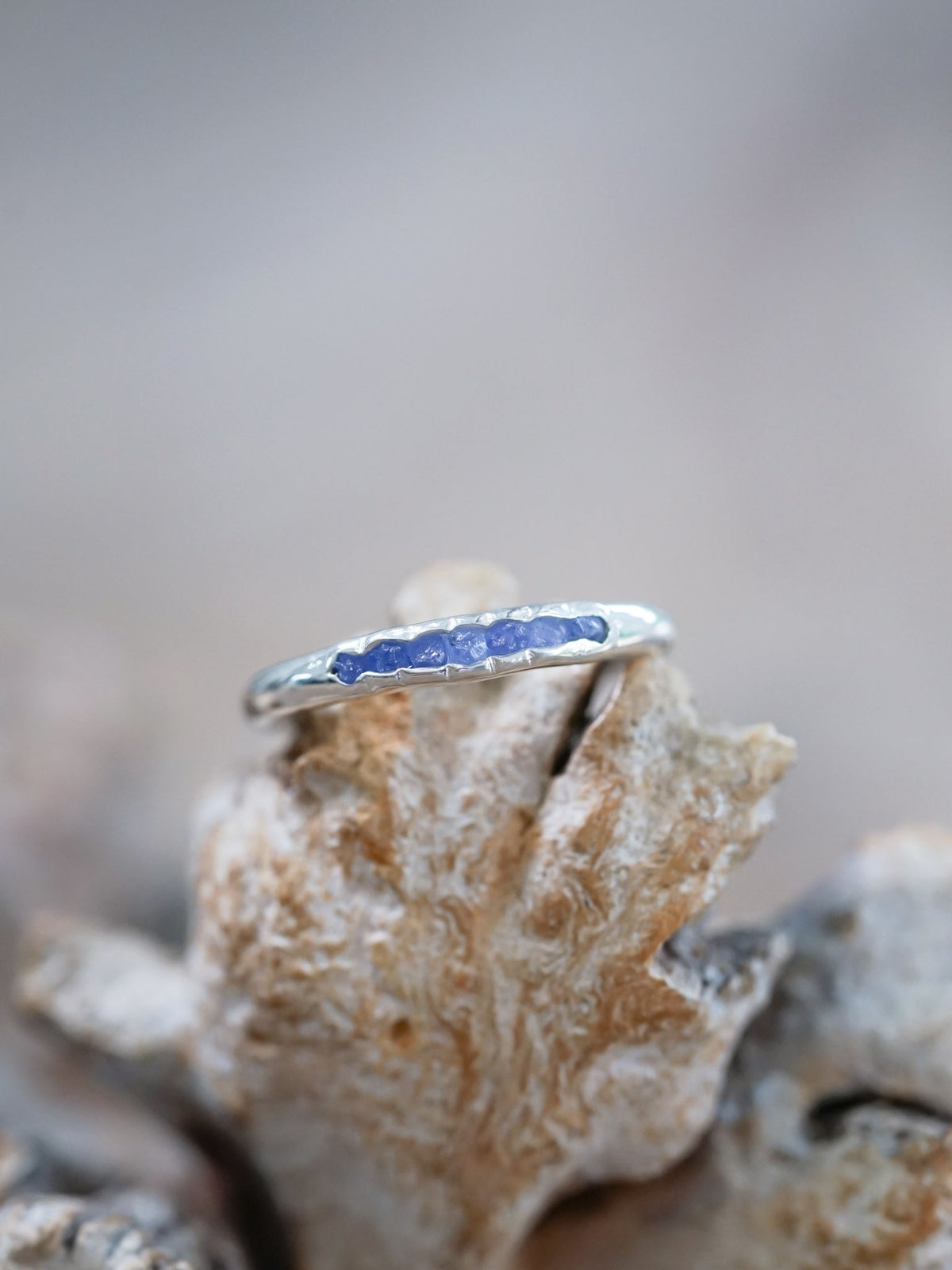 Tanzanite Ring with Hidden gems - Gardens of the Sun | Ethical Jewelry