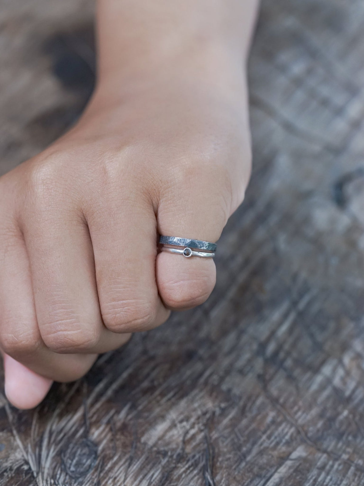 The Boyfriend Stacker - Gardens of the Sun | Ethical Jewelry