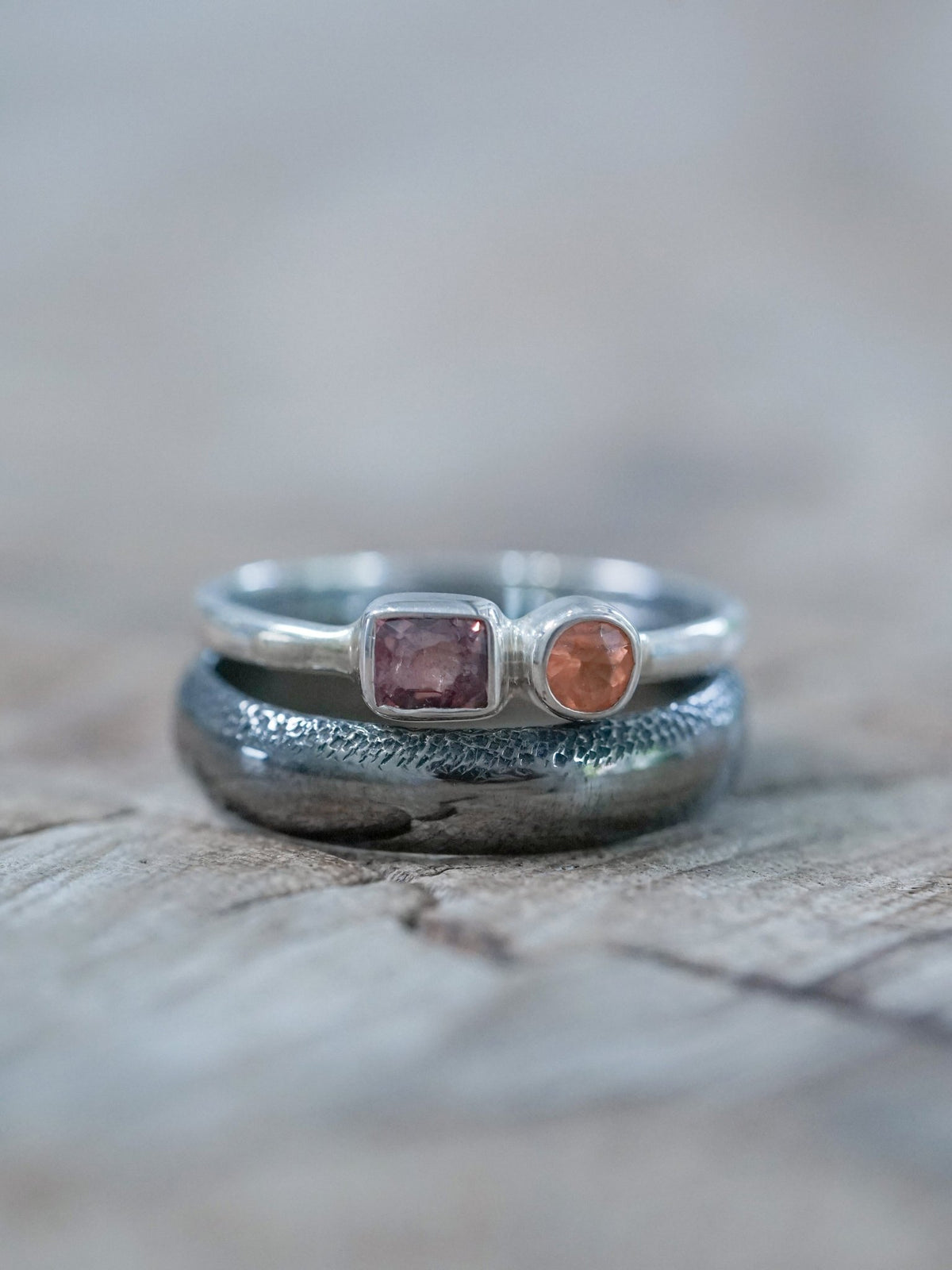 The Boyfriend Stacker - Gardens of the Sun | Ethical Jewelry