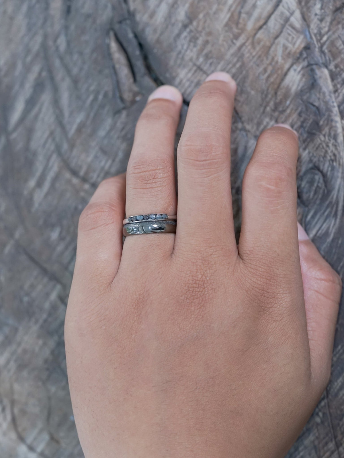 The Boyfriend Stacker - Gardens of the Sun | Ethical Jewelry