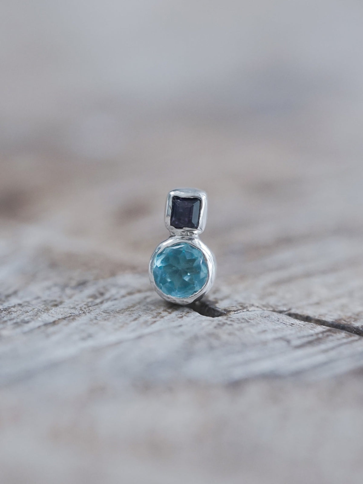 Topaz and Amethyst Earrings - Gardens of the Sun | Ethical Jewelry