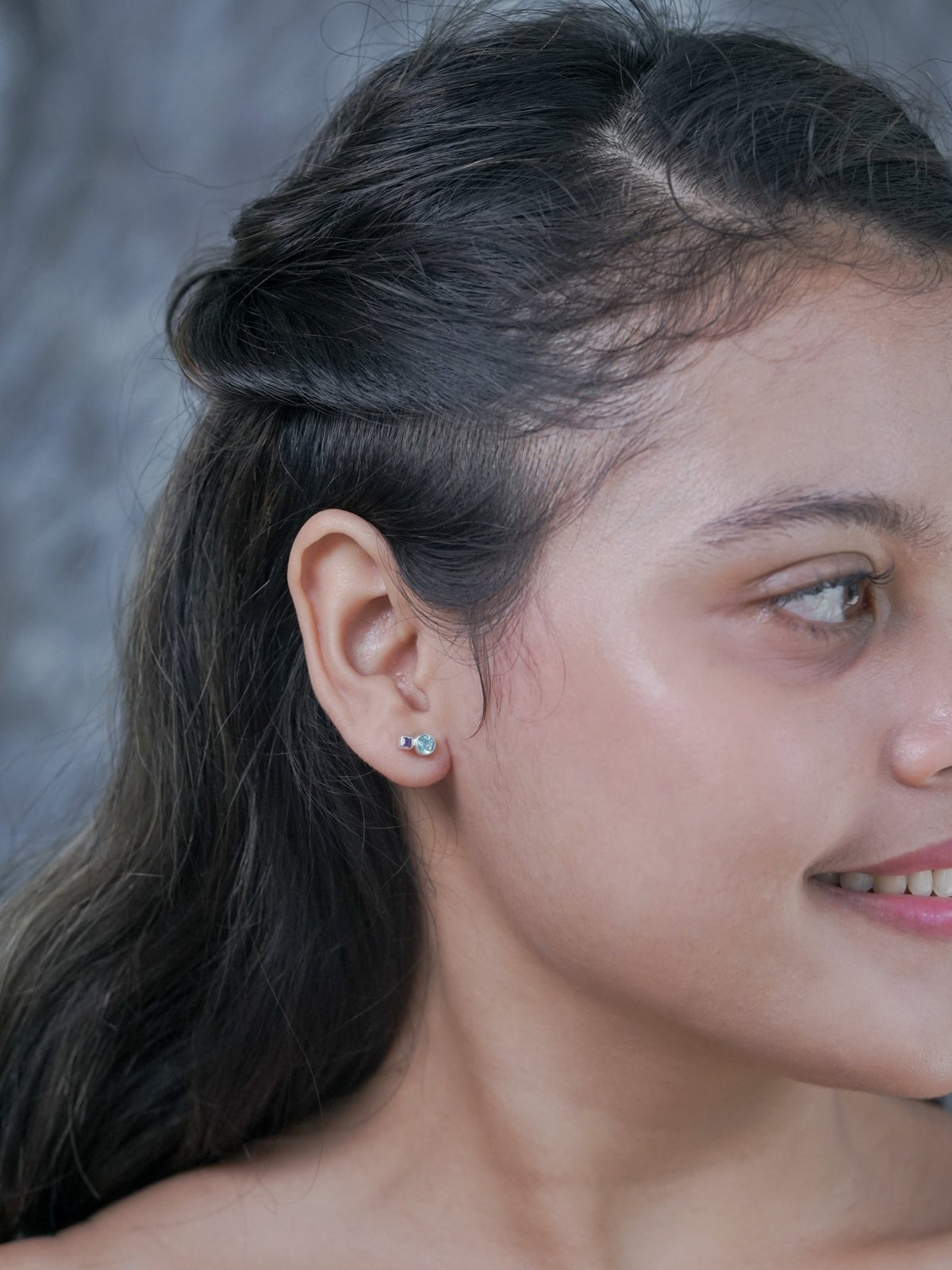 Topaz and Amethyst Earrings - Gardens of the Sun | Ethical Jewelry