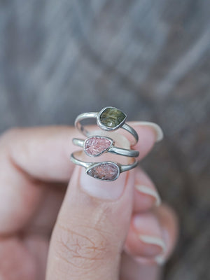 Tourmaline Leaf Ring - Gardens of the Sun | Ethical Jewelry