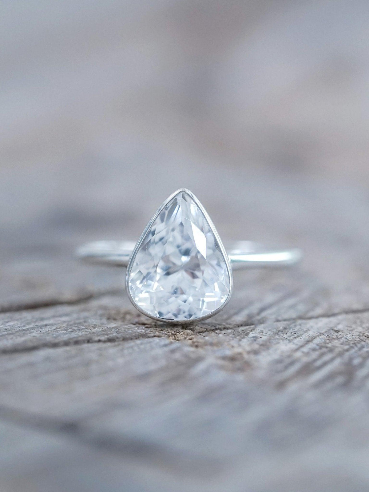 Triangle Quartz Ring - Gardens of the Sun | Ethical Jewelry
