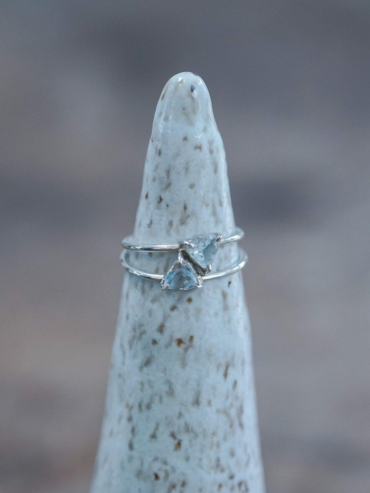 Trillion Aquamarine Ring - Gardens of the Sun | Ethical Jewelry