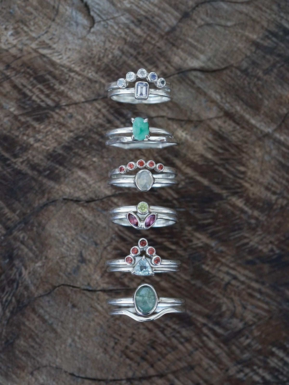 Trillion Aquamarine Ring - Gardens of the Sun | Ethical Jewelry