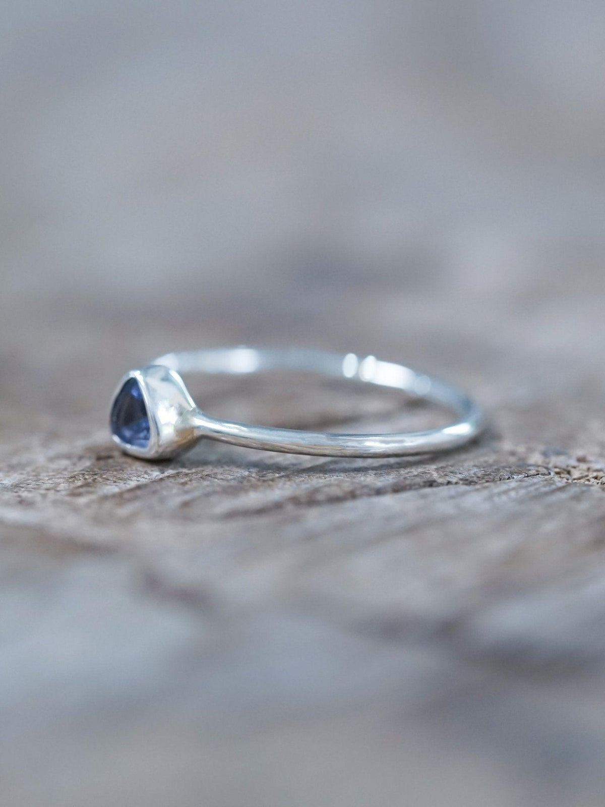Trillion Tanzanite Ring - Gardens of the Sun | Ethical Jewelry