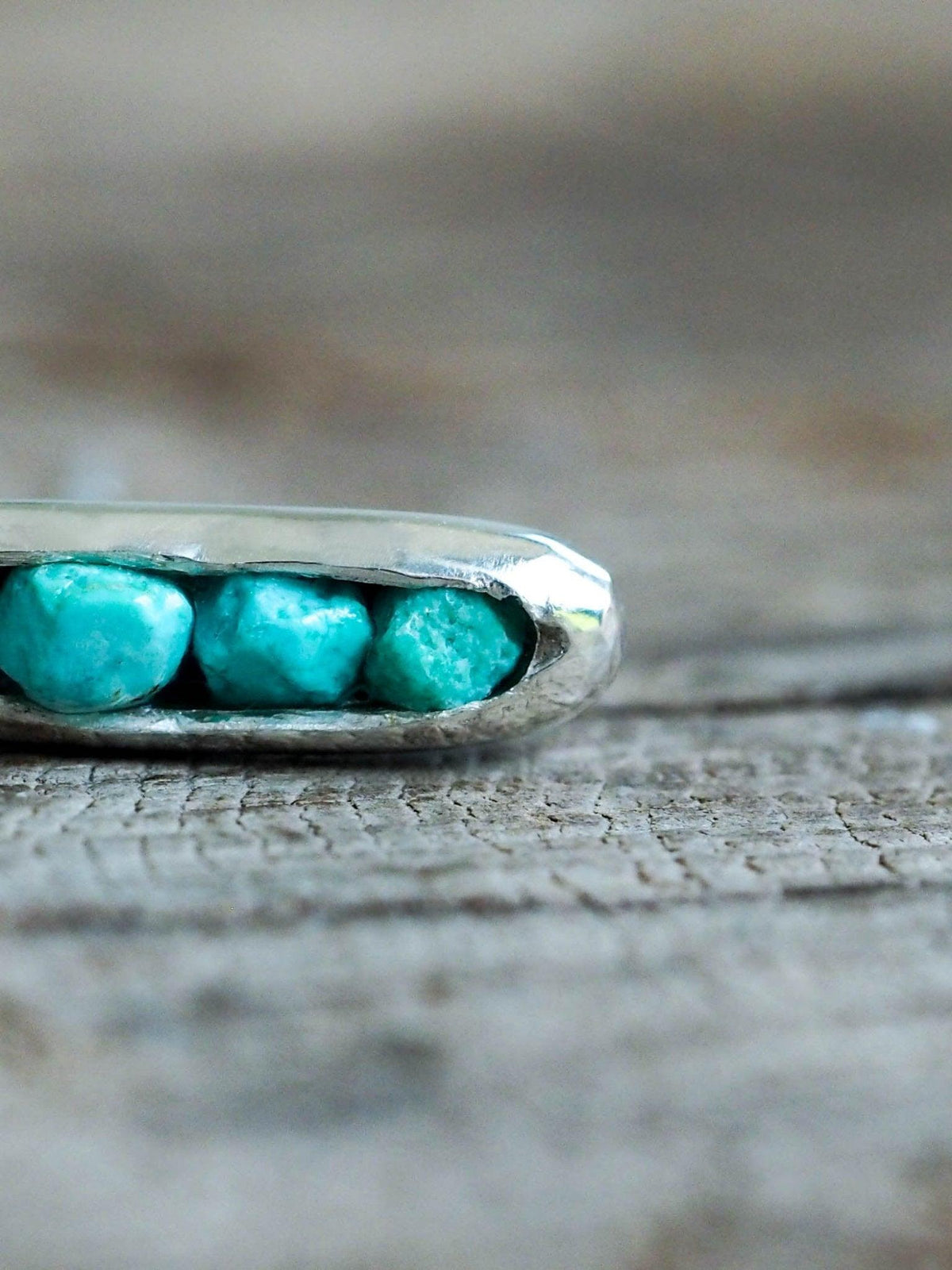 Turquoise Earrings with Hidden Gems - Gardens of the Sun | Ethical Jewelry