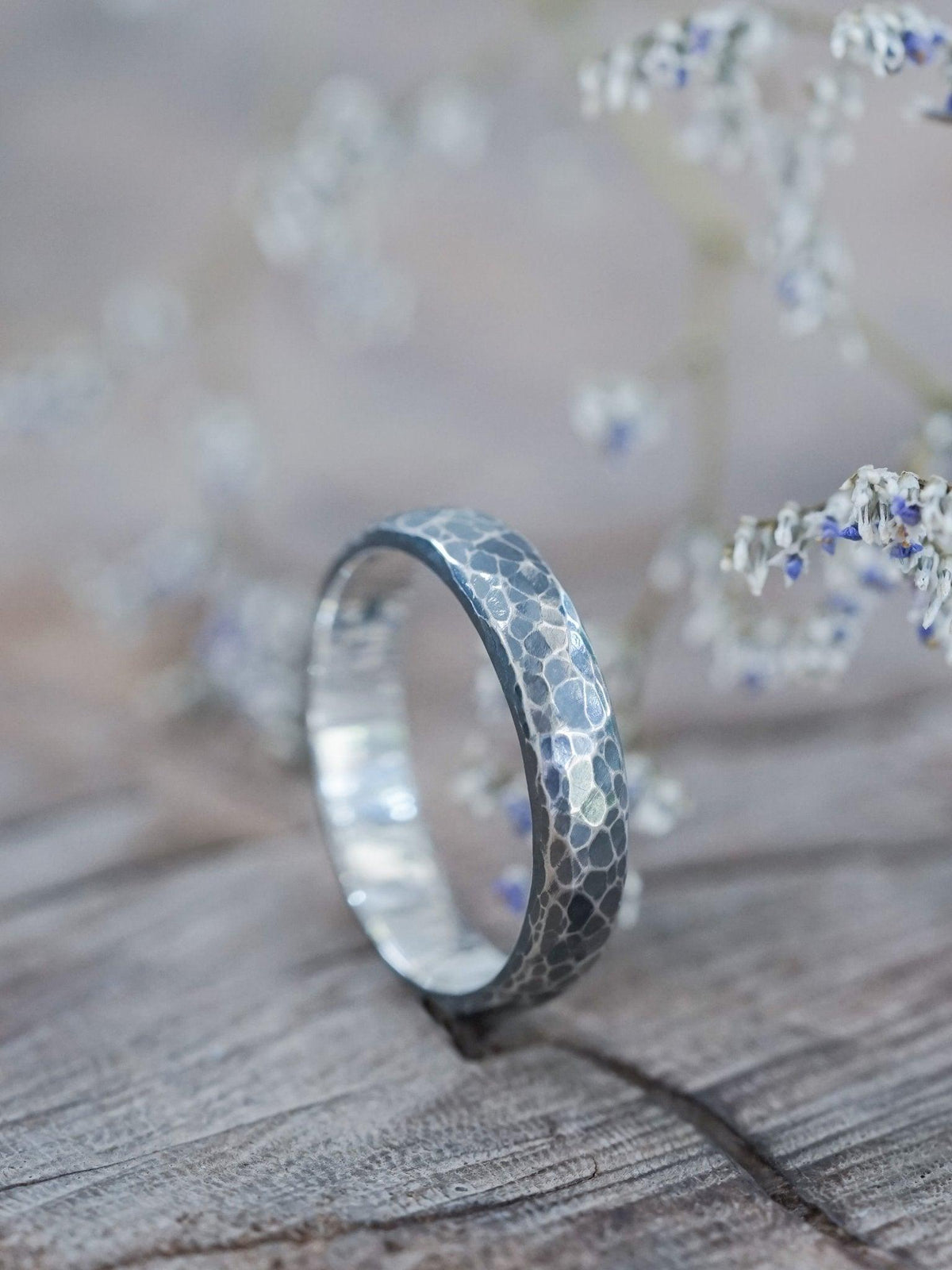 Turtle Wedding Band in Silver - Gardens of the Sun | Ethical Jewelry