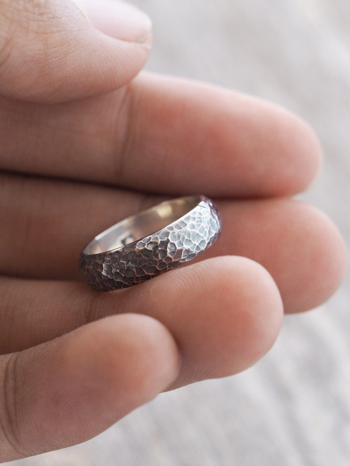 Turtle Wedding Band in Silver - Gardens of the Sun | Ethical Jewelry