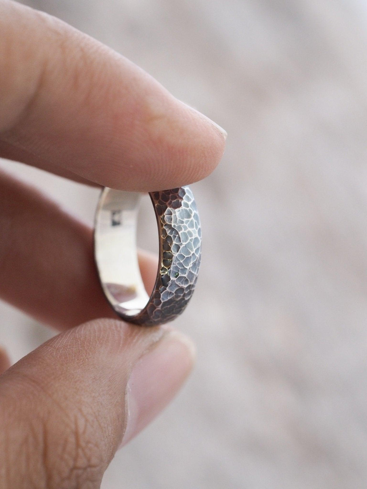 Turtle Wedding Band in Silver - Gardens of the Sun | Ethical Jewelry