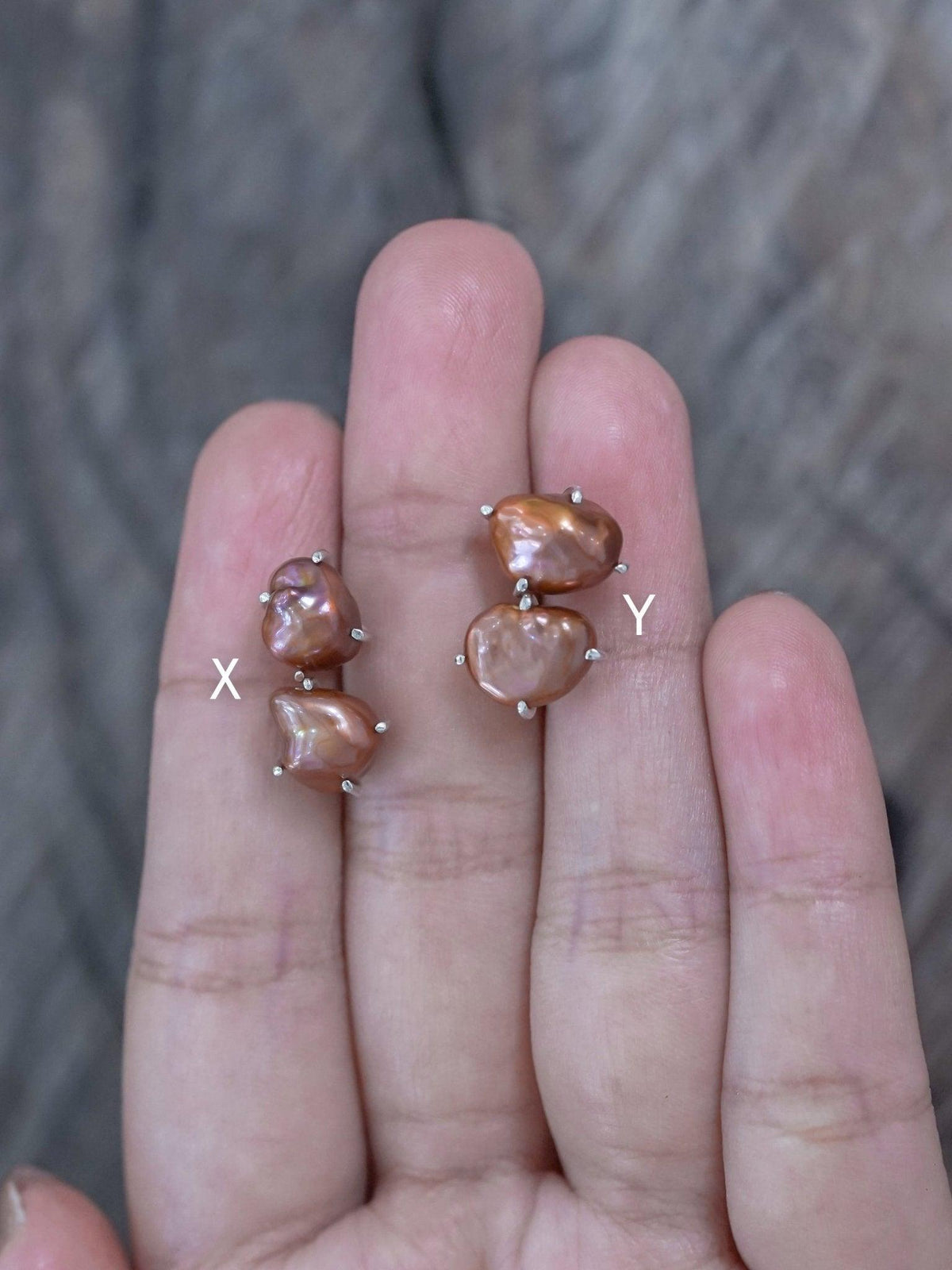 Unconventional Pearl Earrings - Gardens of the Sun | Ethical Jewelry