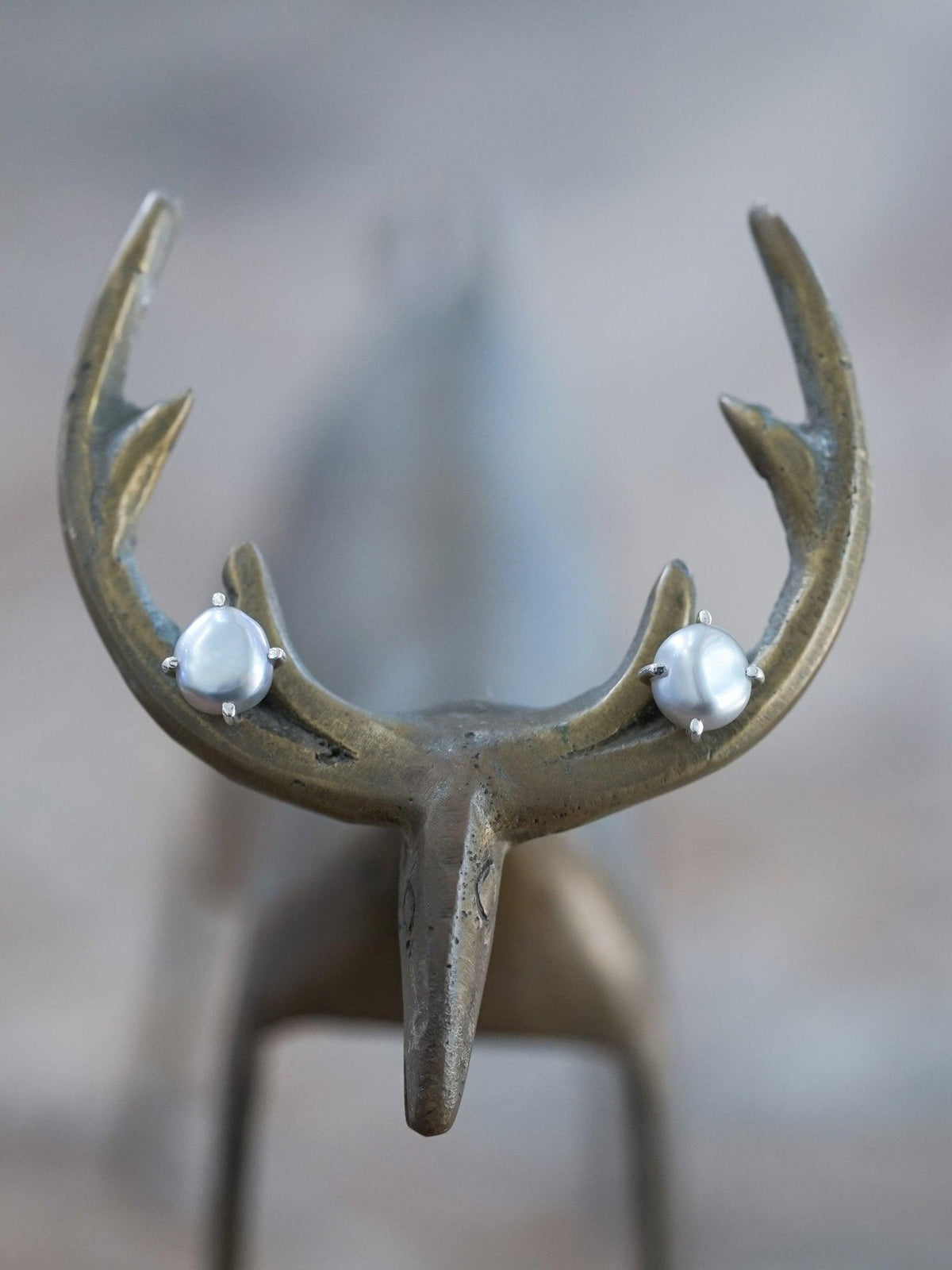 Unconventional Pearl Earrings - Gardens of the Sun | Ethical Jewelry