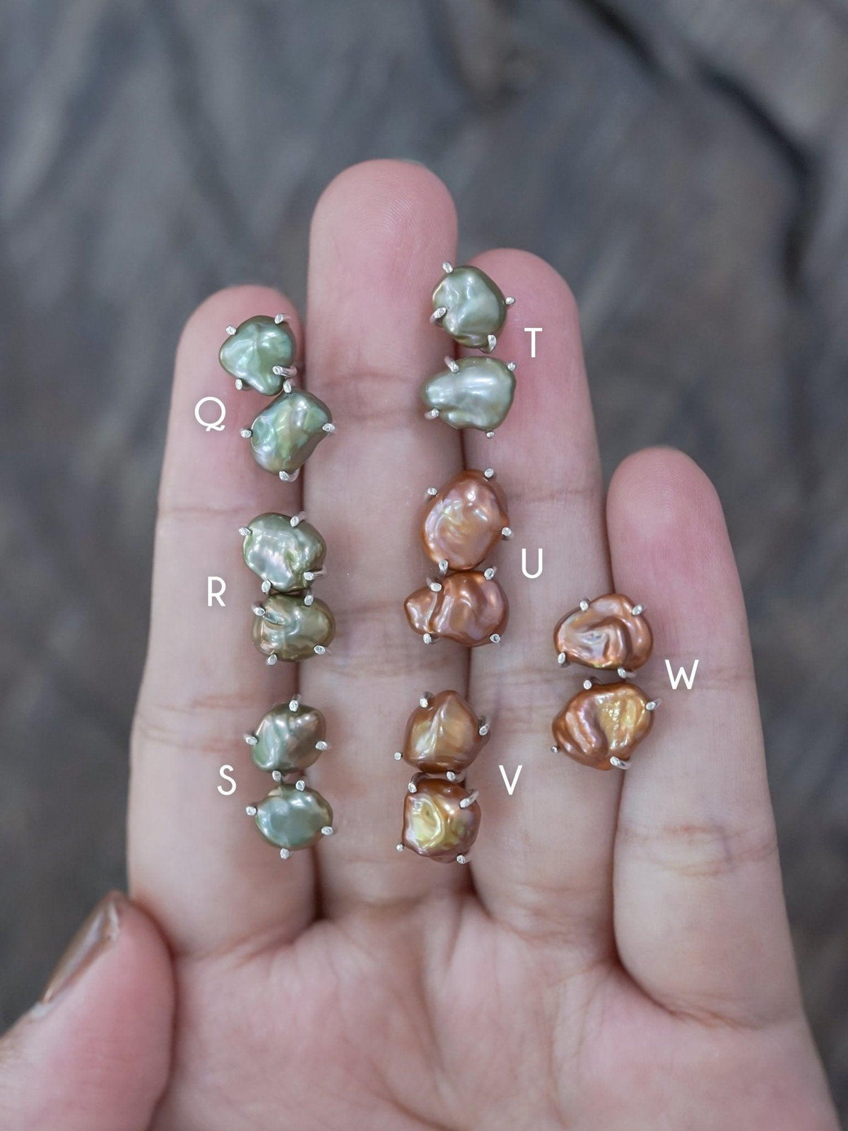 Unconventional Pearl Earrings - Gardens of the Sun | Ethical Jewelry