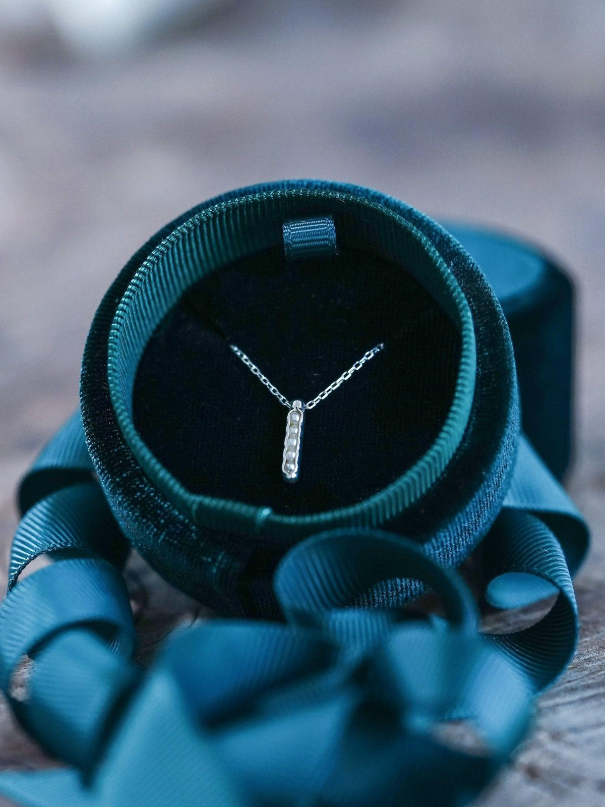 Velvet Jewelry Box with Ribbon - Gardens of the Sun | Ethical Jewelry