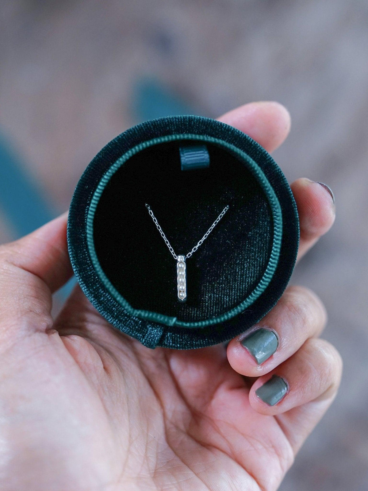 Velvet Jewelry Box with Ribbon - Gardens of the Sun | Ethical Jewelry