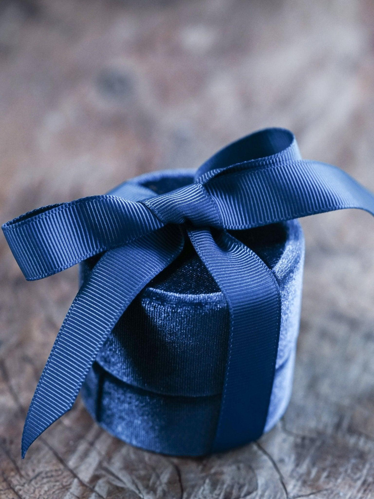 Velvet Jewelry Box with Ribbon - Gardens of the Sun | Ethical Jewelry