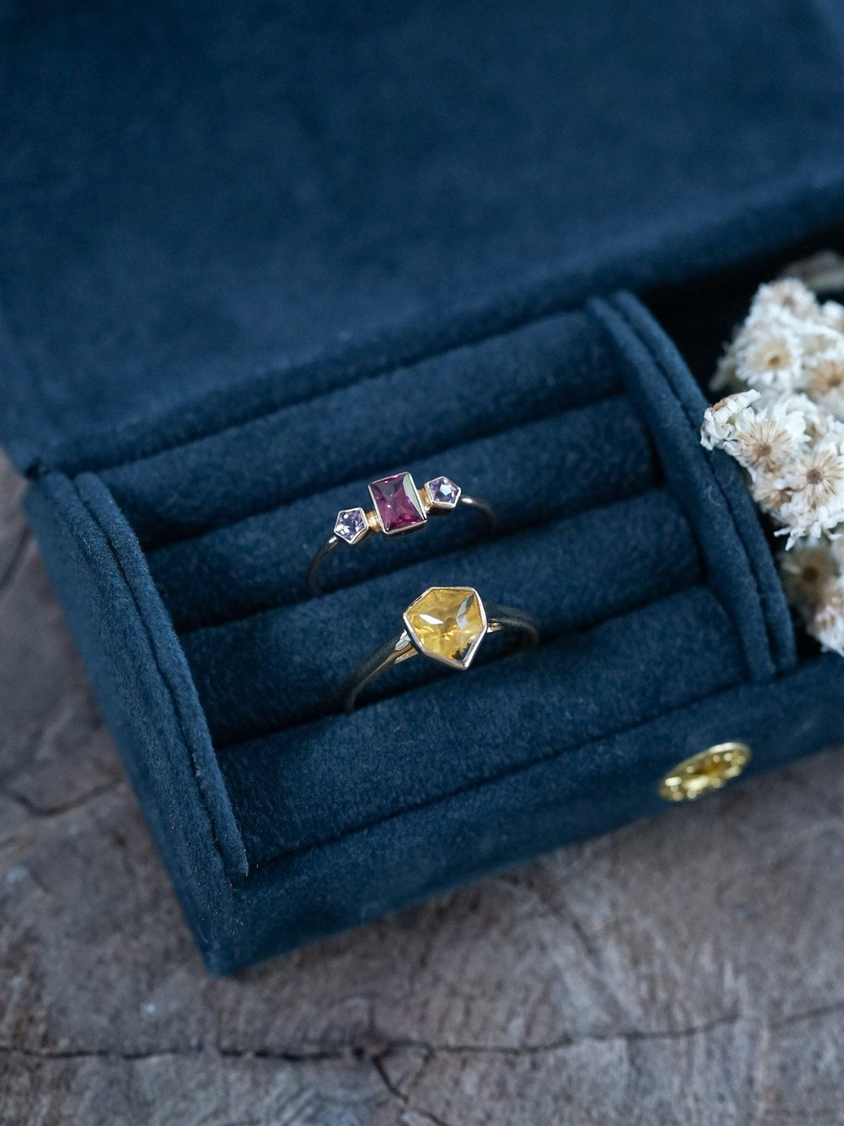 Velvet Travel Box - Gardens of the Sun | Ethical Jewelry