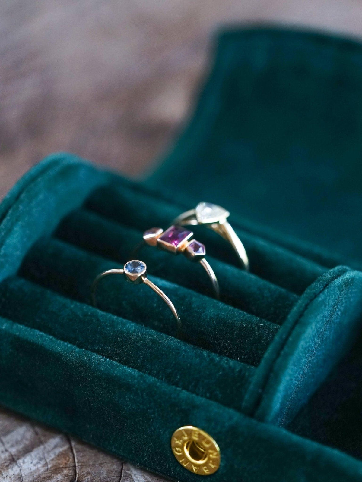 Velvet Travel Box - Gardens of the Sun | Ethical Jewelry