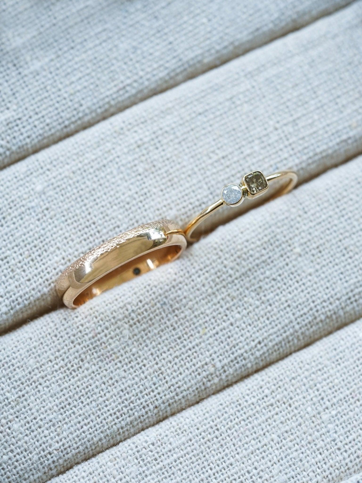 Wabi Sabi Wedding Band in Rose Gold - Gardens of the Sun | Ethical Jewelry