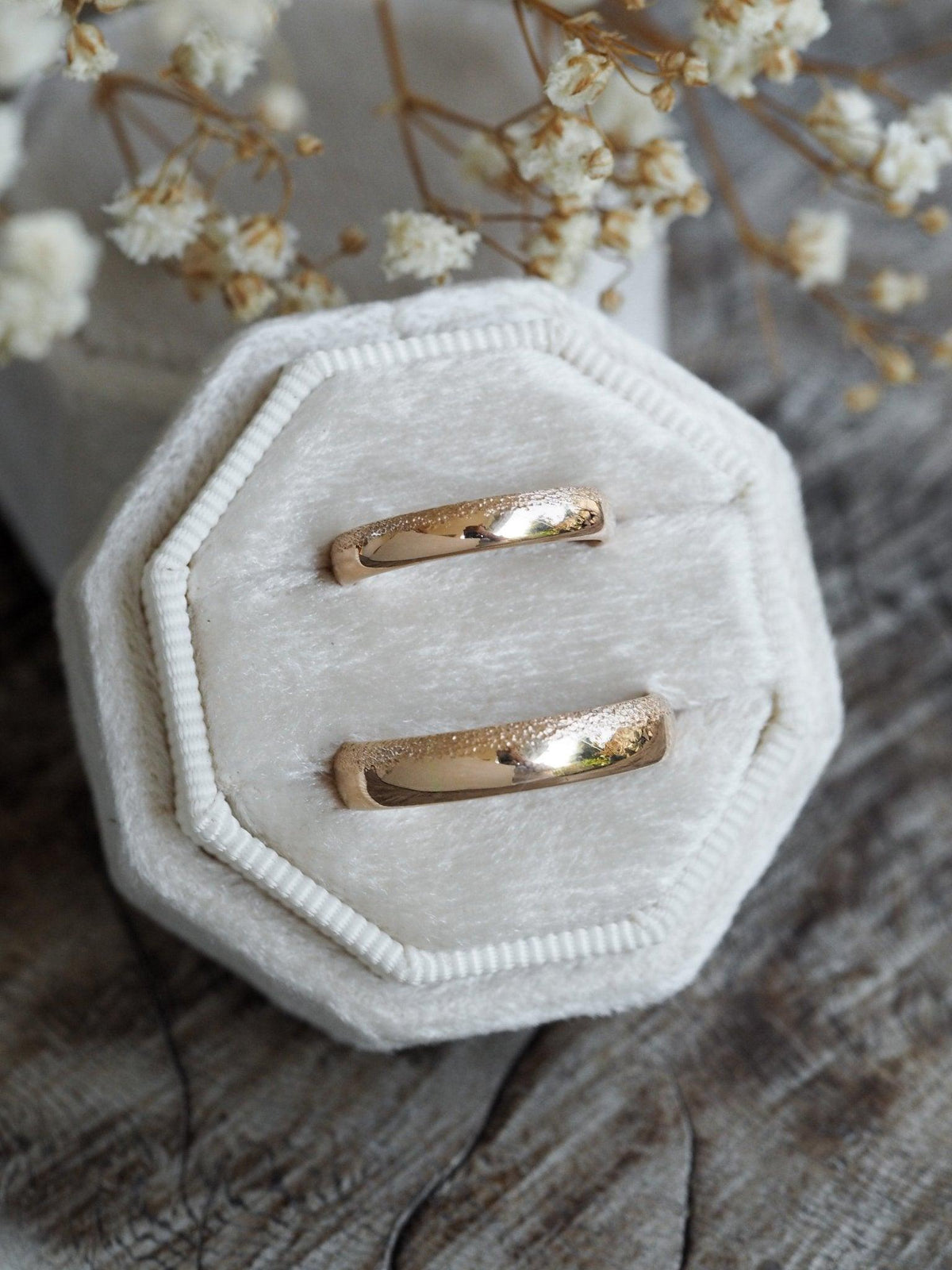 Wabi Sabi Wedding Band in Rose Gold - Gardens of the Sun | Ethical Jewelry
