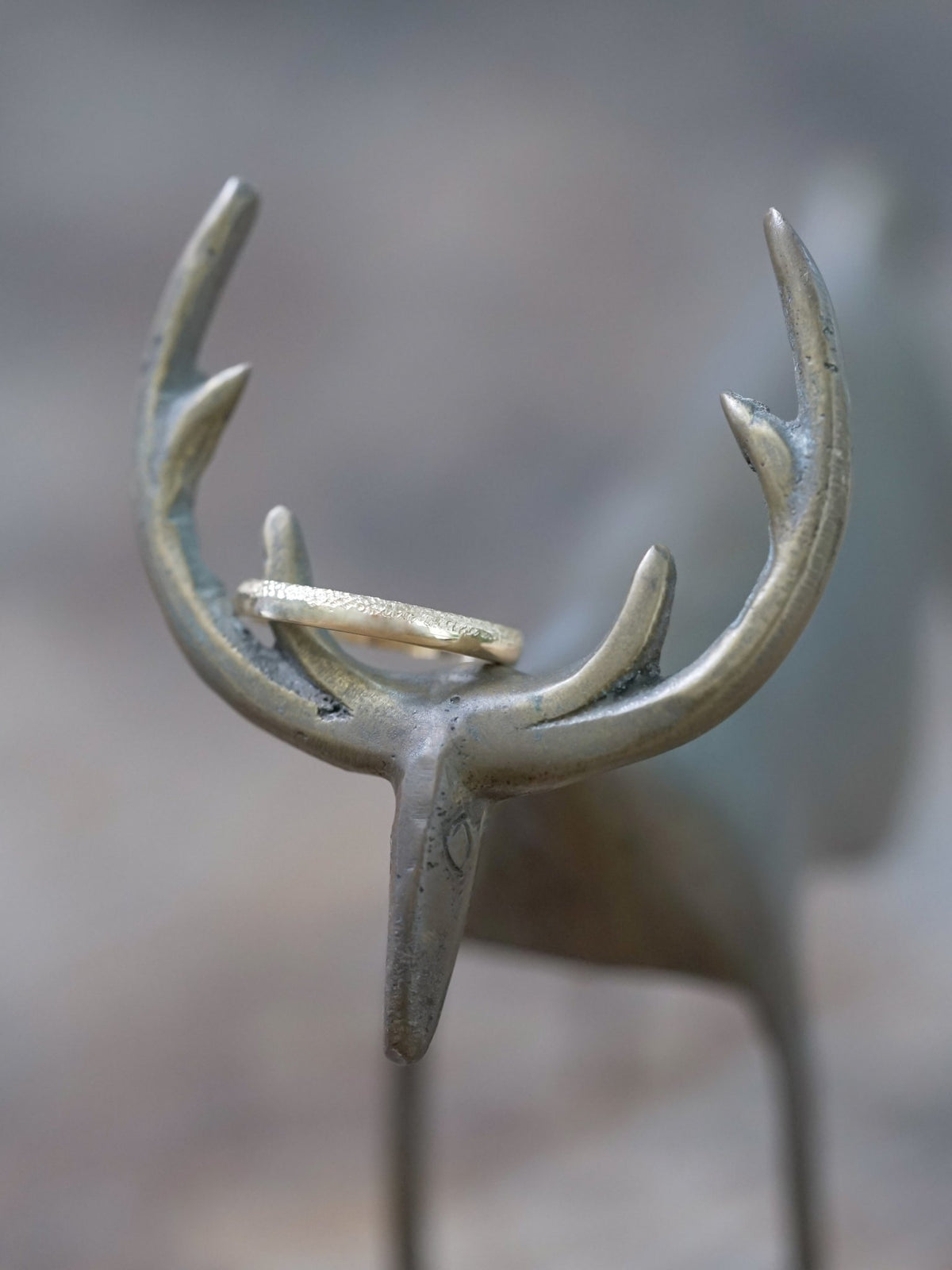 Wabi Sabi Wedding Band in Yellow Gold - Gardens of the Sun | Ethical Jewelry