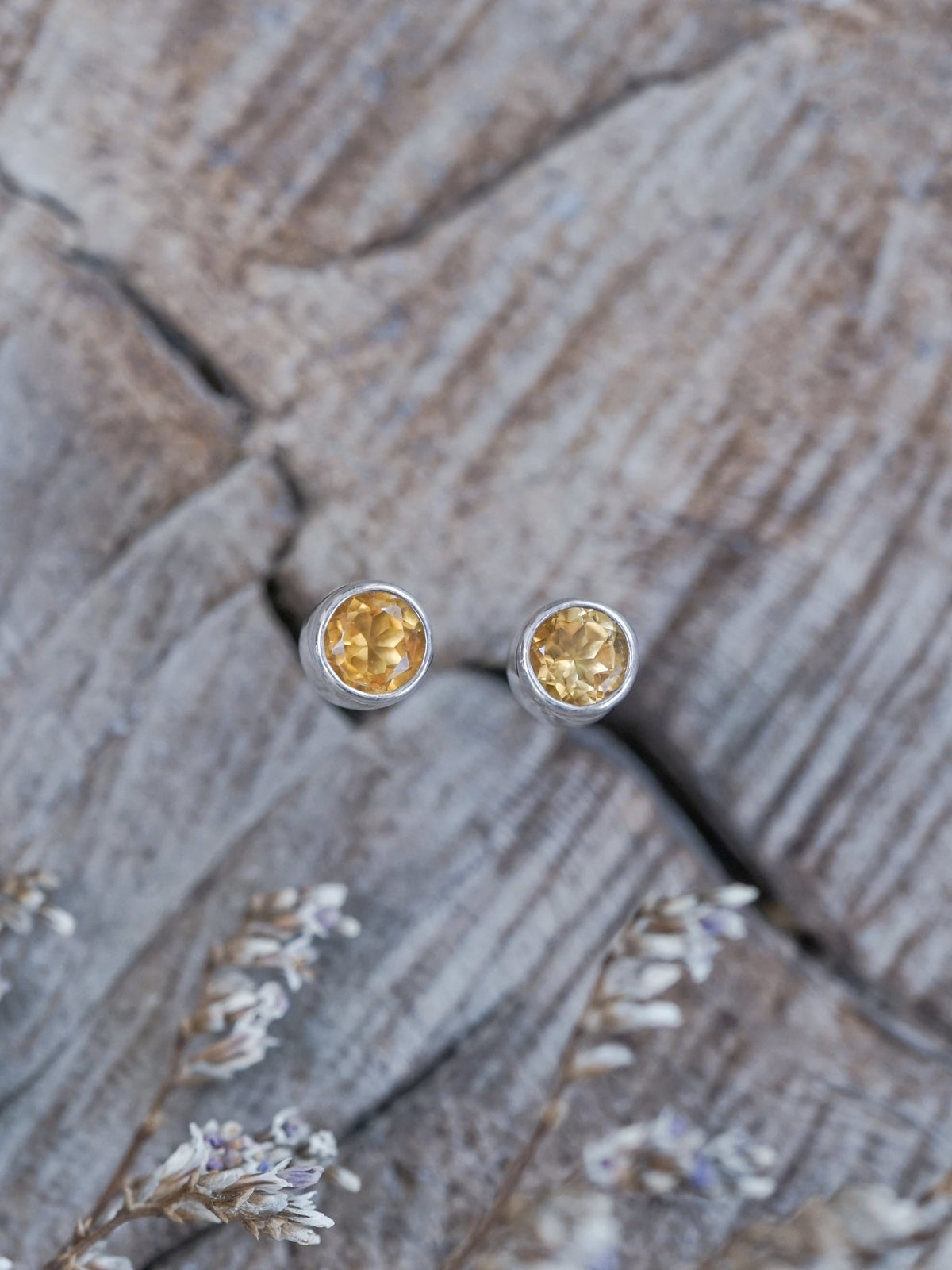 Yellow Gemstone Earrings - Gardens of the Sun | Ethical Jewelry