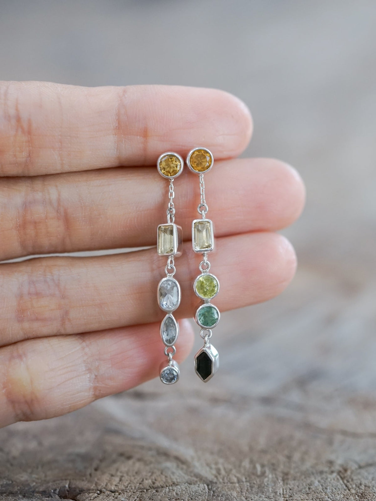 Yellow Gemstone Earrings - Gardens of the Sun | Ethical Jewelry