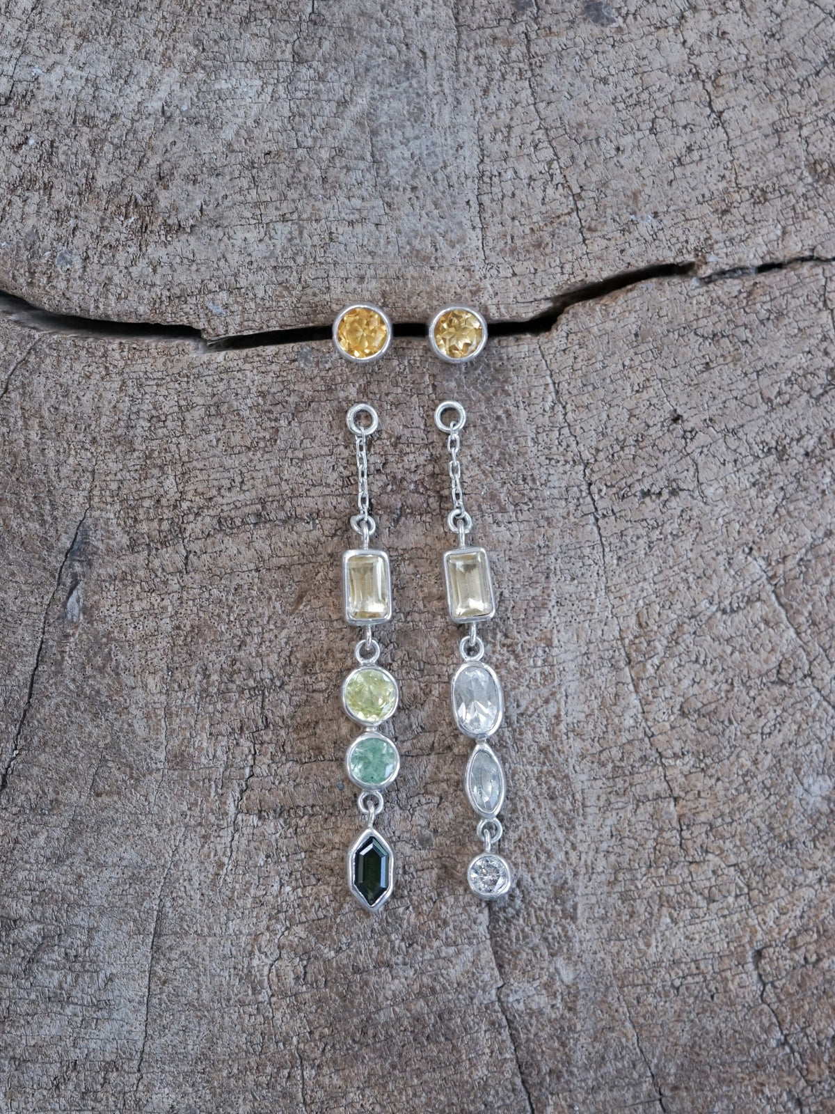 Yellow Gemstone Earrings - Gardens of the Sun | Ethical Jewelry