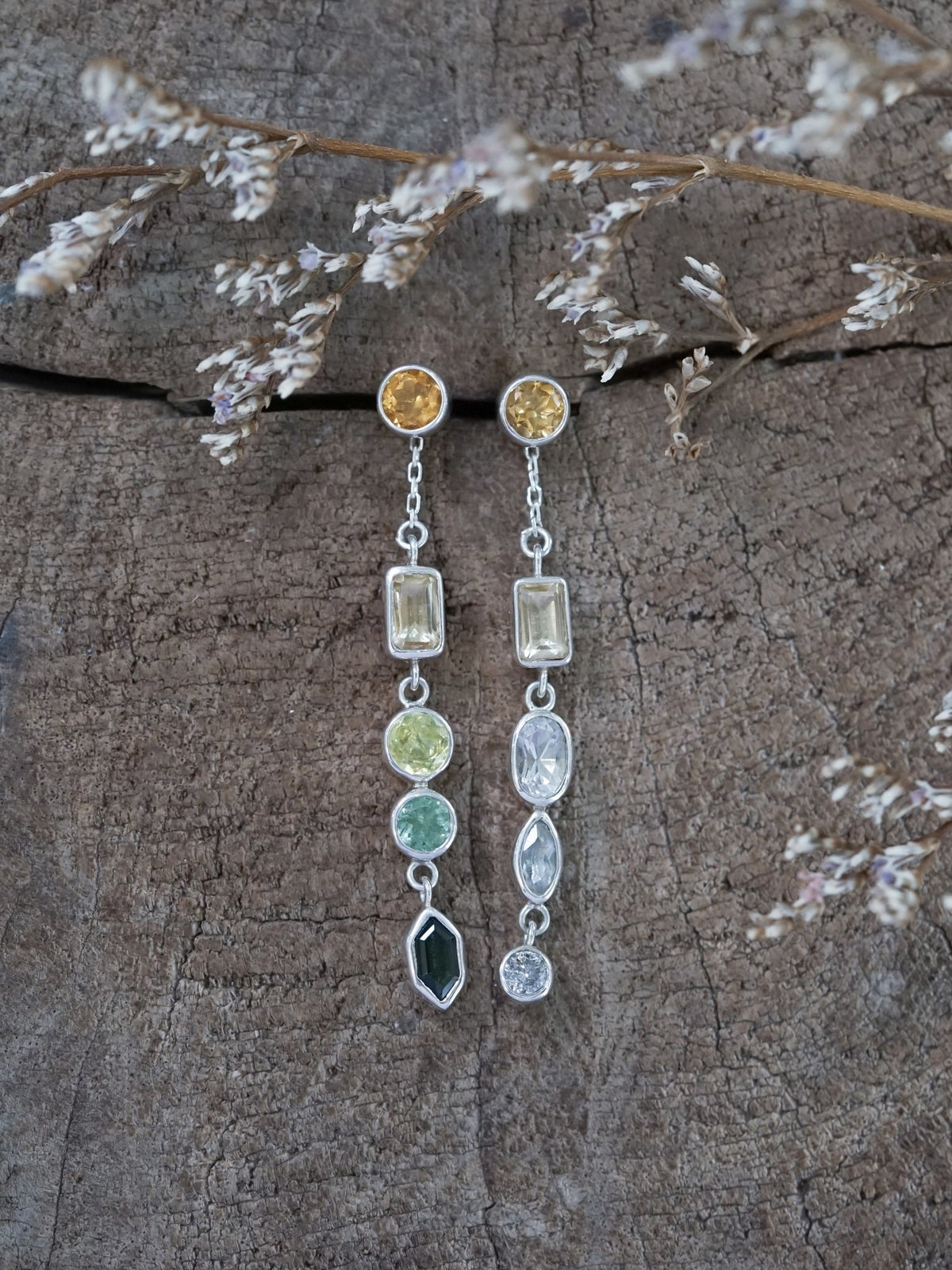 Yellow Gemstone Earrings - Gardens of the Sun | Ethical Jewelry