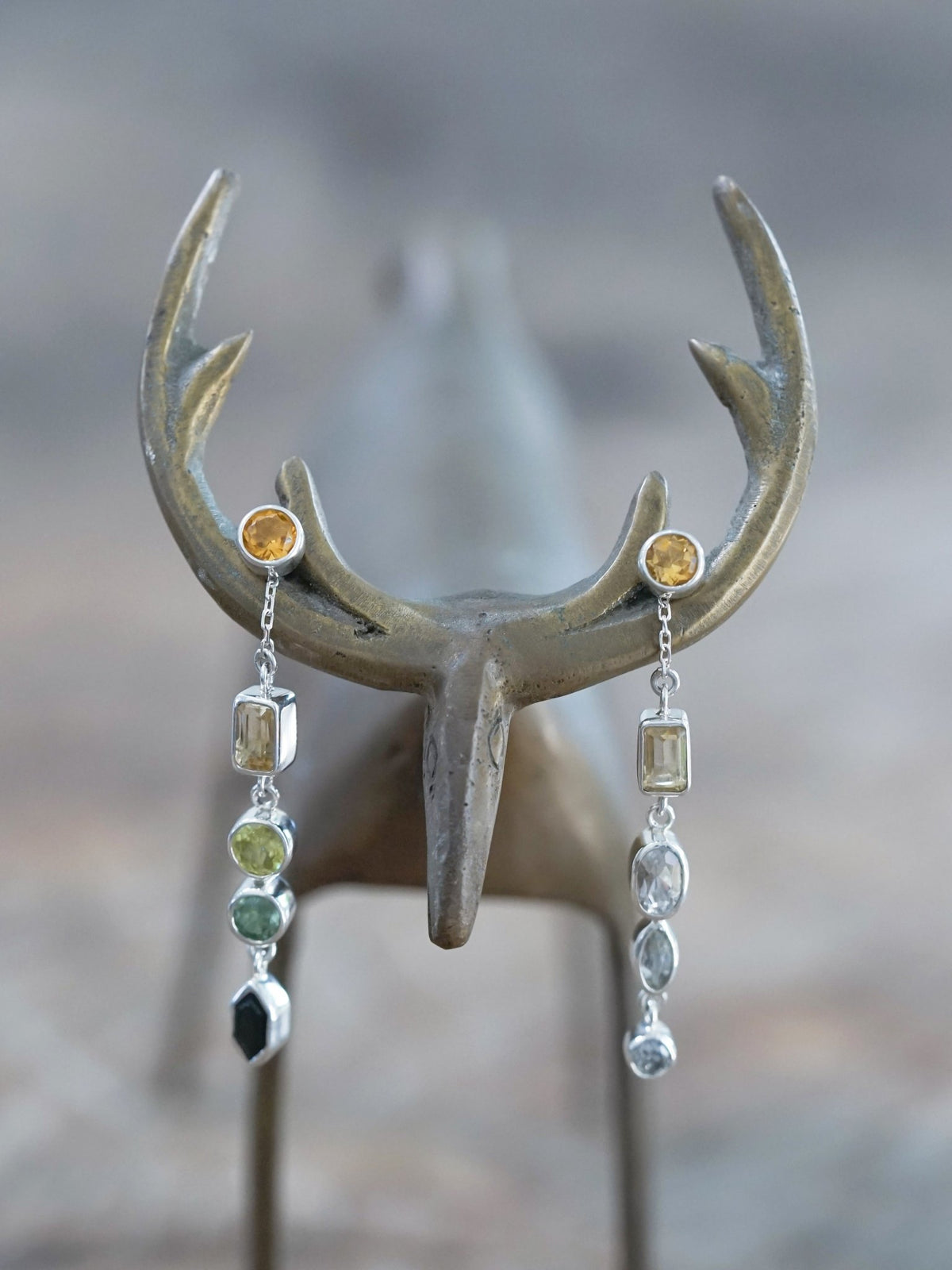 Yellow Gemstone Earrings - Gardens of the Sun | Ethical Jewelry