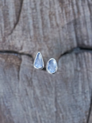 Yogo Sapphire Earrings - Gardens of the Sun | Ethical Jewelry