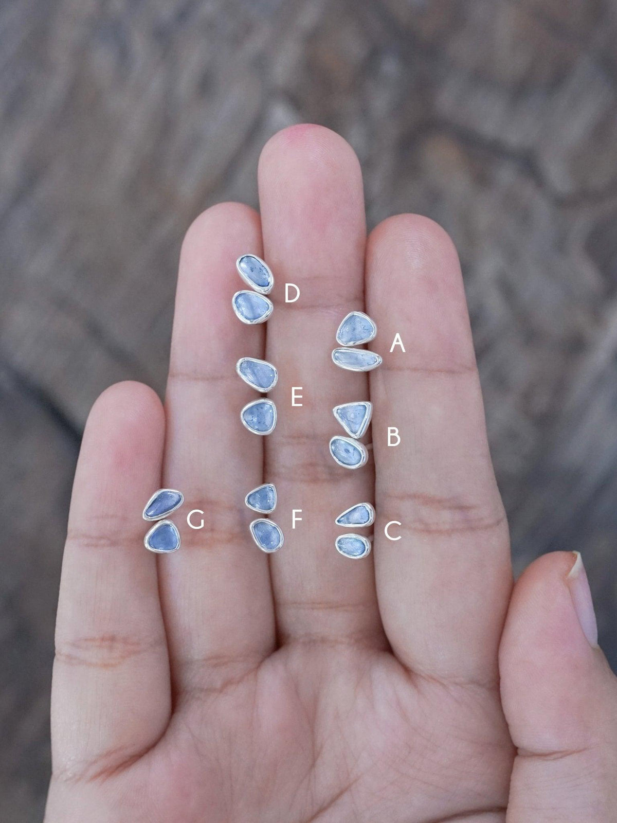 Yogo Sapphire Earrings - Gardens of the Sun | Ethical Jewelry