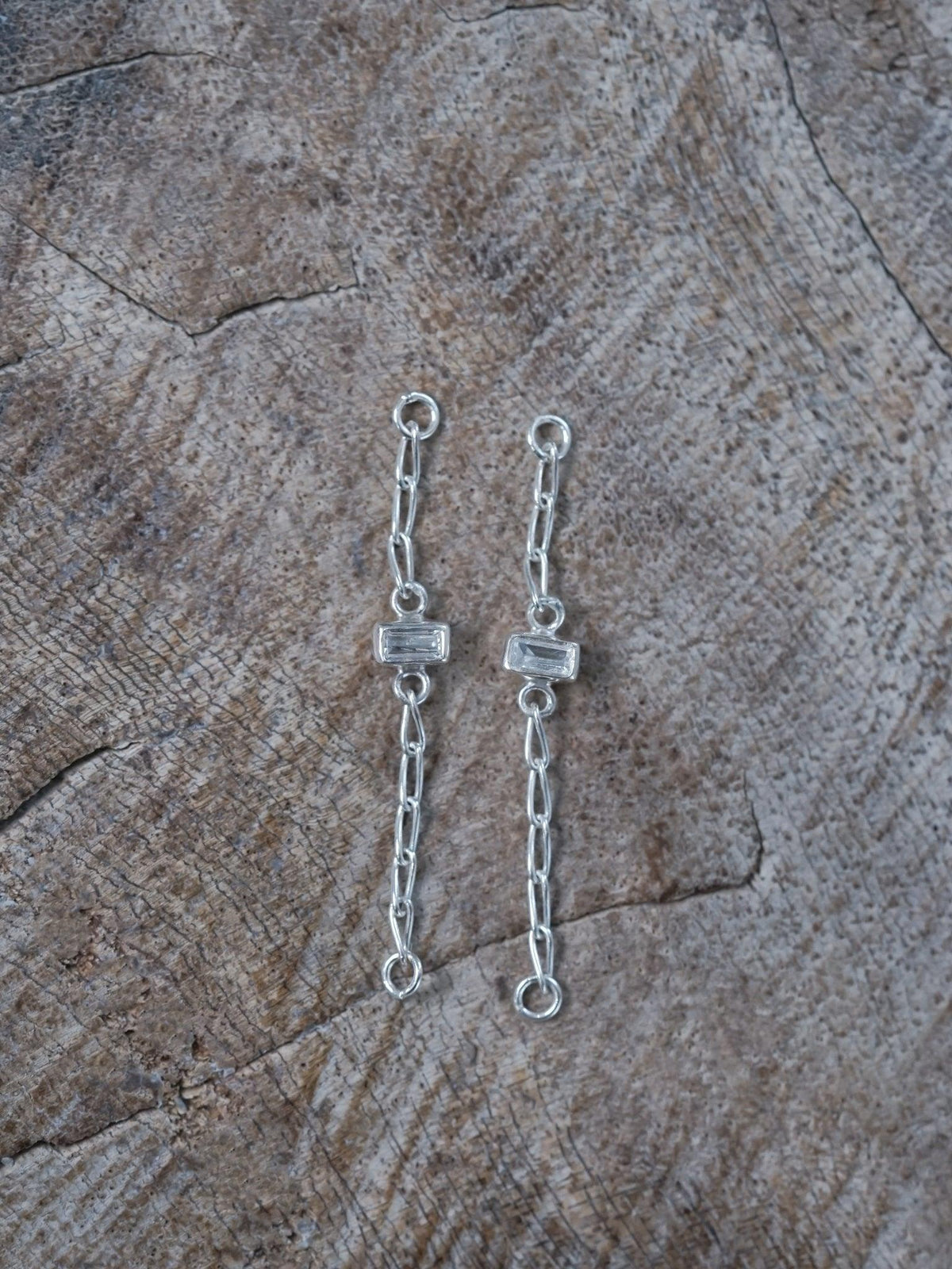 Zircon Ear Chains - Gardens of the Sun | Ethical Jewelry