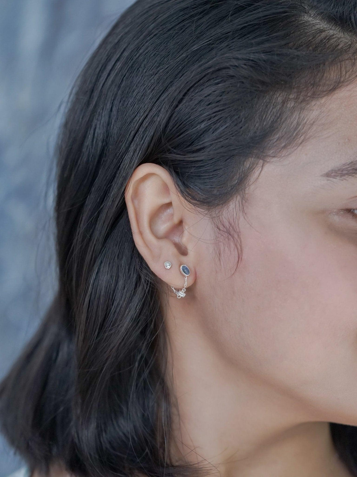 Zircon Ear Chains - Gardens of the Sun | Ethical Jewelry