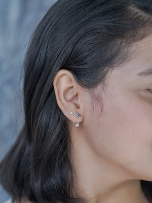 Zircon Ear Chains - Gardens of the Sun | Ethical Jewelry